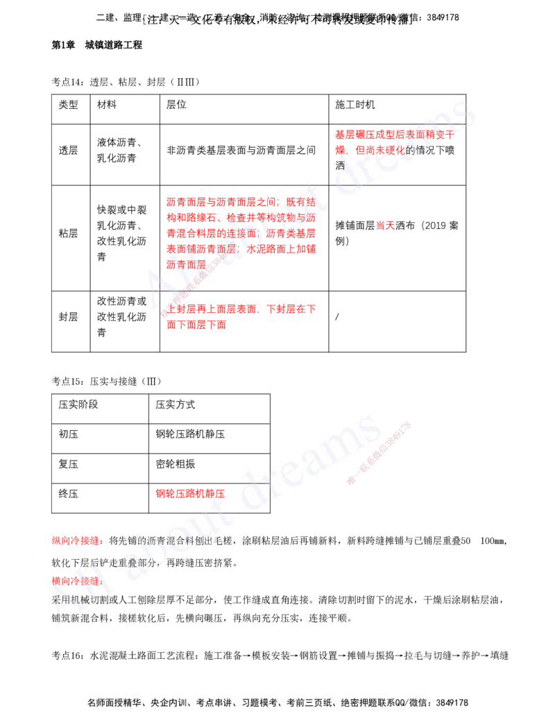 2025-03-第1章-城镇道路工程（三）_2026年一级建造师_2026年一建市政_2025年一建市政SVIP_04-冲刺串讲✿考点强化✿小灶集训_09-市政《冲刺串讲班》潘旭KL_讲义