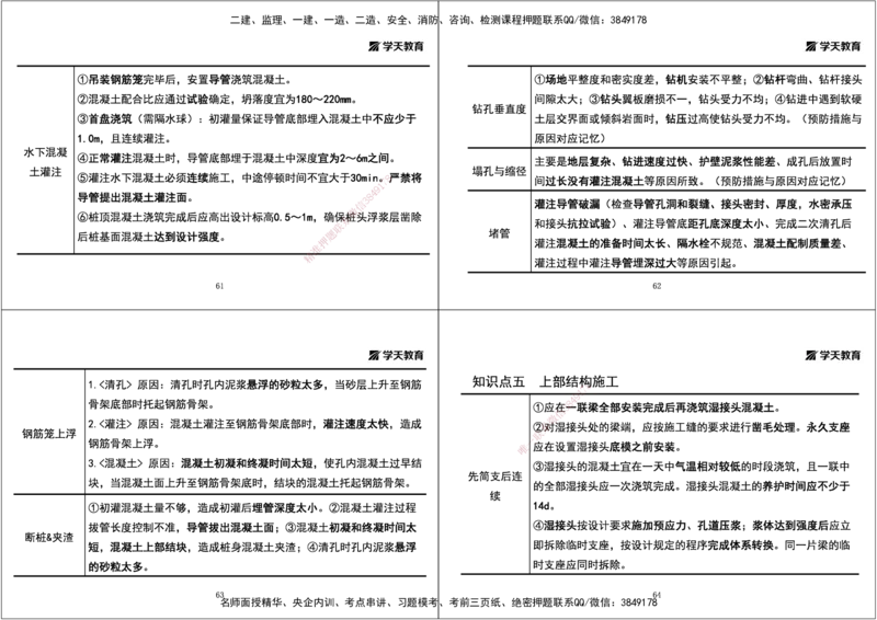03.2025一建《市政》考前密训课讲义（黑白打印版）_2026年一级建造师_2026年一建市政_2025年一建市政SVIP_04-冲刺串讲✿考点强化✿小灶集训_83-市政《考前密训班》陆羽XT