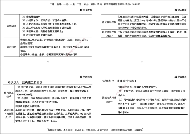 03.2025一建《市政》考前密训课讲义（黑白打印版）_2026年一级建造师_2026年一建市政_2025年一建市政SVIP_04-冲刺串讲✿考点强化✿小灶集训_83-市政《考前密训班》陆羽XT