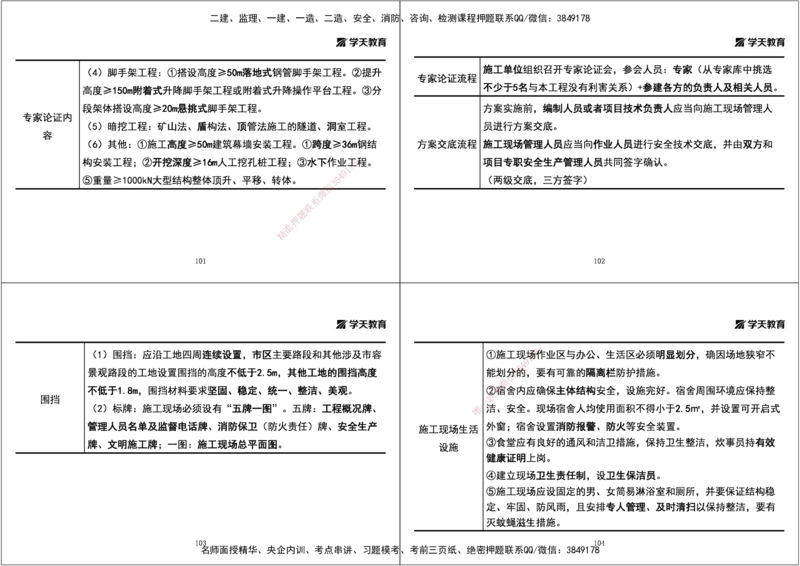 03.2025一建《市政》考前密训课讲义（黑白打印版）_2026年一级建造师_2026年一建市政_2025年一建市政SVIP_04-冲刺串讲✿考点强化✿小灶集训_83-市政《考前密训班》陆羽XT