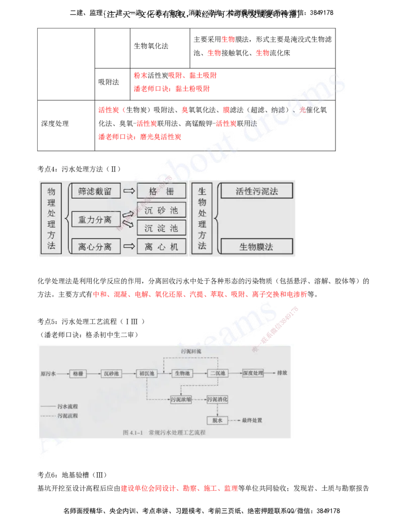 2025-10-第4章-城市给水排水处理厂站工程（一）_2026年一级建造师_2026年一建市政_2025年一建市政SVIP_04-冲刺串讲✿考点强化✿小灶集训_09-市政《冲刺串讲班》潘旭KL_讲义