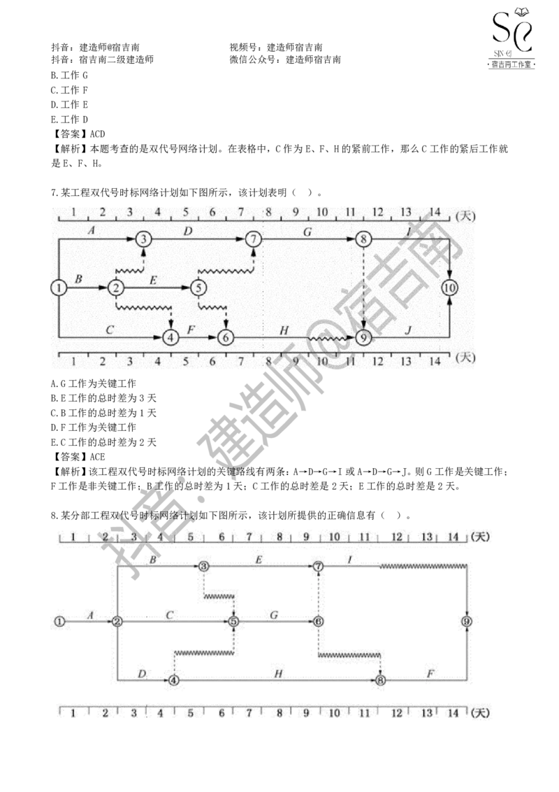 一建管理章节习题-宿吉男_2026年一级建造师_2026年一建管理_2025年一建管理SVIP_01-精华文档✿电子教材✿历年真题_14-管理《章节习题》宿吉南