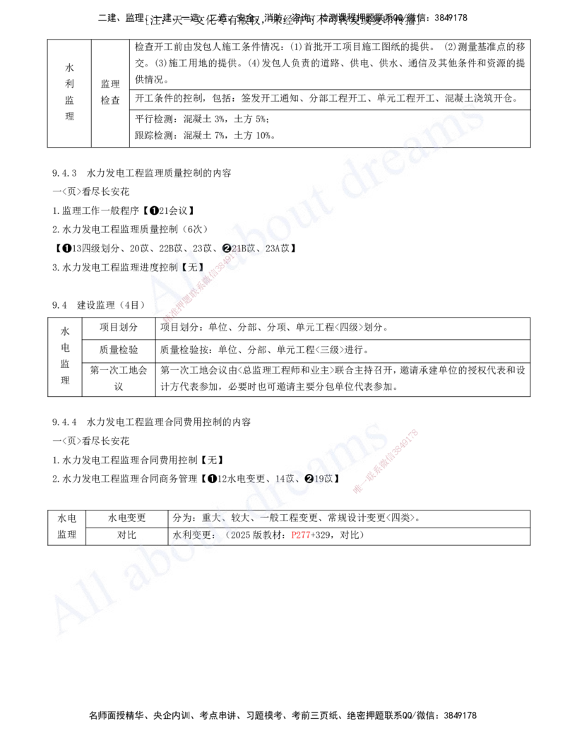 2025-17-第三篇-第9章-水利水电工程企业资质与施工组织（二）_2026年一级建造师_2026年一建水利_2025年一建水利SVIP_04-冲刺串讲✿考点强化✿小灶集训_讲义