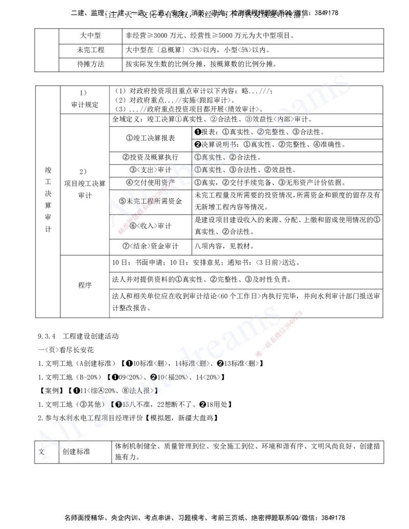 2025-17-第三篇-第9章-水利水电工程企业资质与施工组织（二）_2026年一级建造师_2026年一建水利_2025年一建水利SVIP_04-冲刺串讲✿考点强化✿小灶集训_讲义