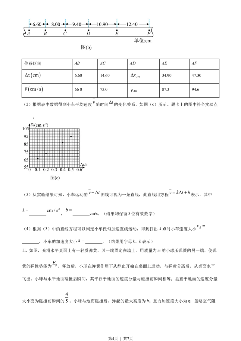 2023年高考物理试卷（全国甲卷）（空白卷）_物理历年高考真题_新&middot;Word版2008-2025&middot;高考物理真题_物理（按试卷类型分类）2008-2025_全国卷&middot;物理（2008-2024）