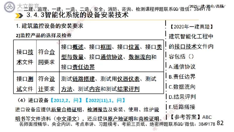 W2025一建机电-高扬-技术板块6-仪表、智能化、电梯_2026年一级建造师_2026年一建机电_2025年一建机电SVIP_01-精华文档✿电子教材✿历年真题_81-机电《板块刷题资料+总结图表》DL