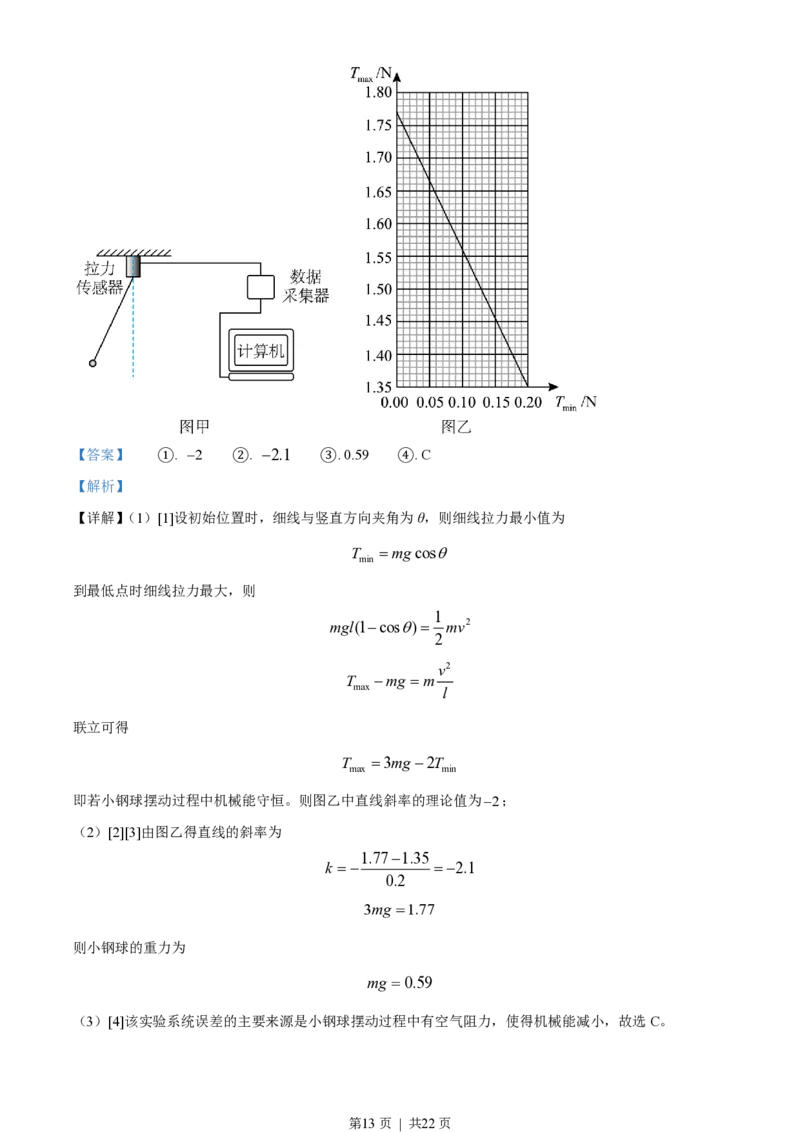 2022年高考物理试卷（湖北）（解析卷）_物理历年高考真题_新&middot;PDF版2008-2025&middot;高考物理真题_物理（按试卷类型分类）2008-2025_自主命题卷&middot;物理（2008-2025）_湖北自主命题&middot;物理（2021-2025）