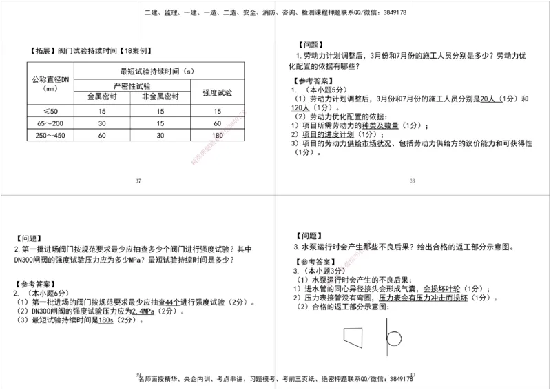 03.2025一建《机电》案例专项第三次课黑白打印版_2026年一级建造师_2026年一建机电_2025年一建机电SVIP_04-冲刺串讲✿考点强化✿小灶集训_28-机电《A计划案例专练》马明宇XT