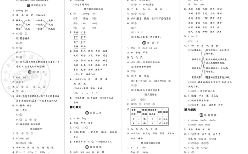 《全品学练考》23秋语文2年级上册（RJ）参考答案_二年级上下册资料_小学二年级学习资料-25年更新版_2-01、小学二年级语文上册_2-1-2、练习题、作业、试题、试卷_电子册类