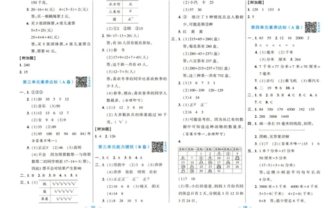 答案解析_2025秋《学霸提优大试卷》数学SJ3上