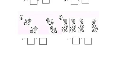 5.1加法的初步认识_一年级上下册资料_一年级上语数英上下册学习资料_3-6-3、小学一年级数学上册_冀教版_2、同步练习