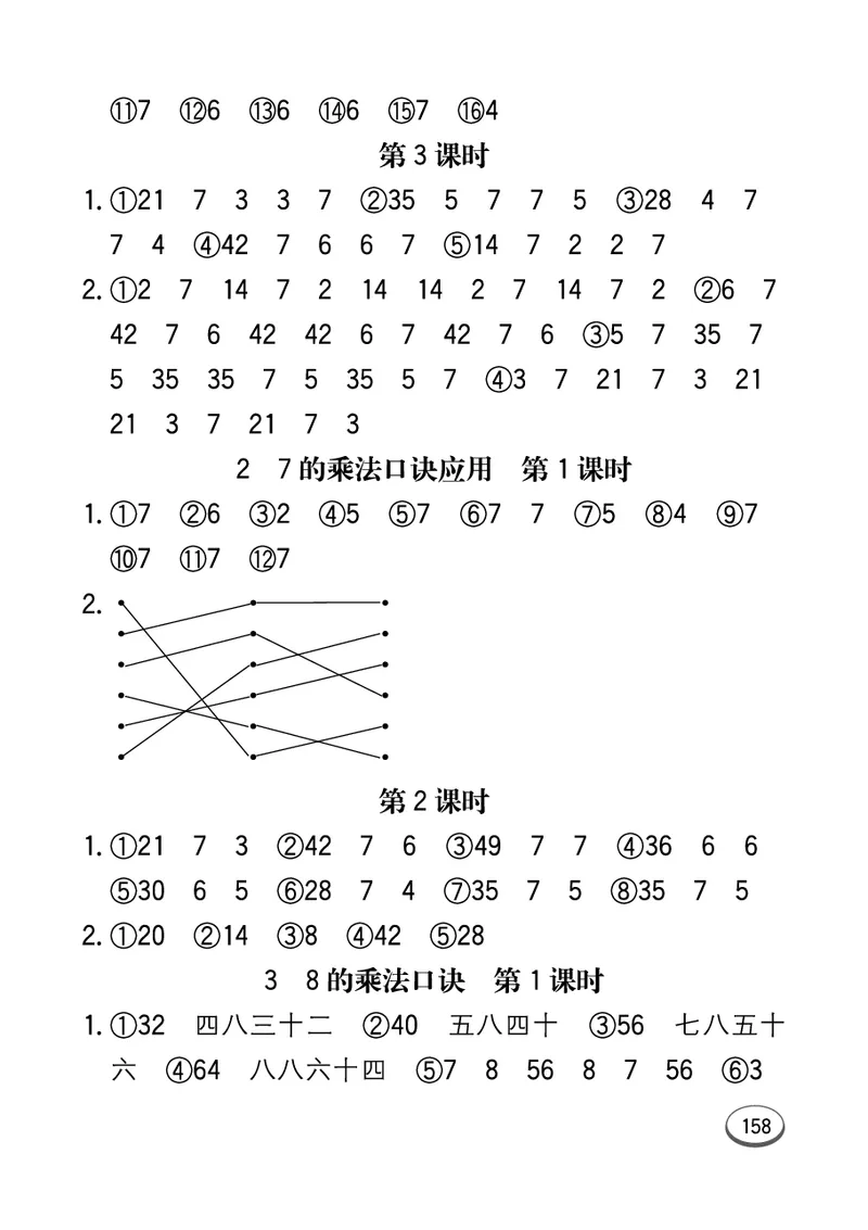 《七彩口算题卡》数学2年级上册（JJ）_二年级上下册资料_小学二年级学习资料-25年更新版_2-03、小学二年级数学上册_2-3-2、练习题、作业、试题、试卷_冀教版_电子册类