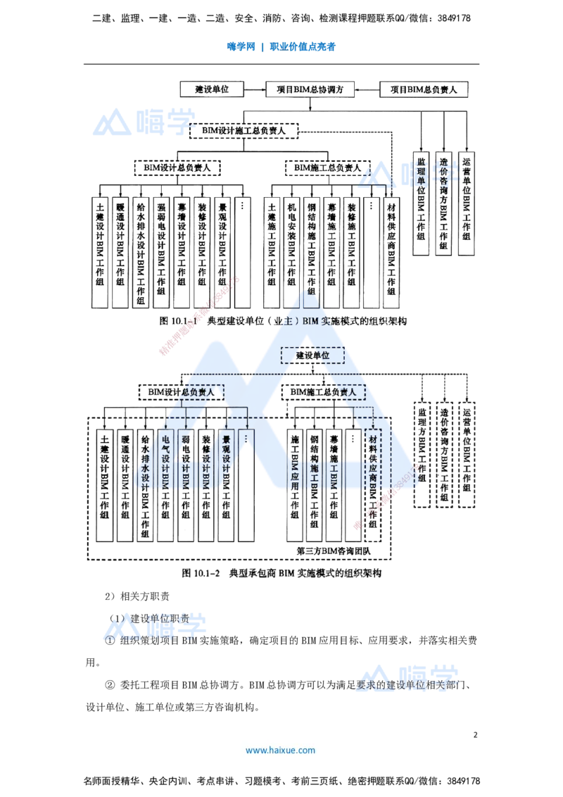 宿吉南-一级建造师-建设工程项目管理-名师精讲通关-第十章（51）10.1-建筑信息模型（BIM）及其在工程项目管理中的应用、10.2-智能建造与智慧工地_2026年一级建造师_2026年一建管理_讲义