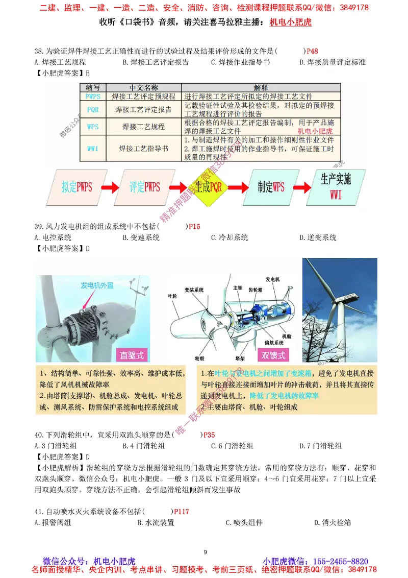 每周一练（9.14）最后一练-参考答案_2026年一级建造师_2026年一建机电_2025年一建机电SVIP_02-基础精讲✿高端面授✿深度强化_11-机电《教材精讲班》小肥虎SMR_每周一练