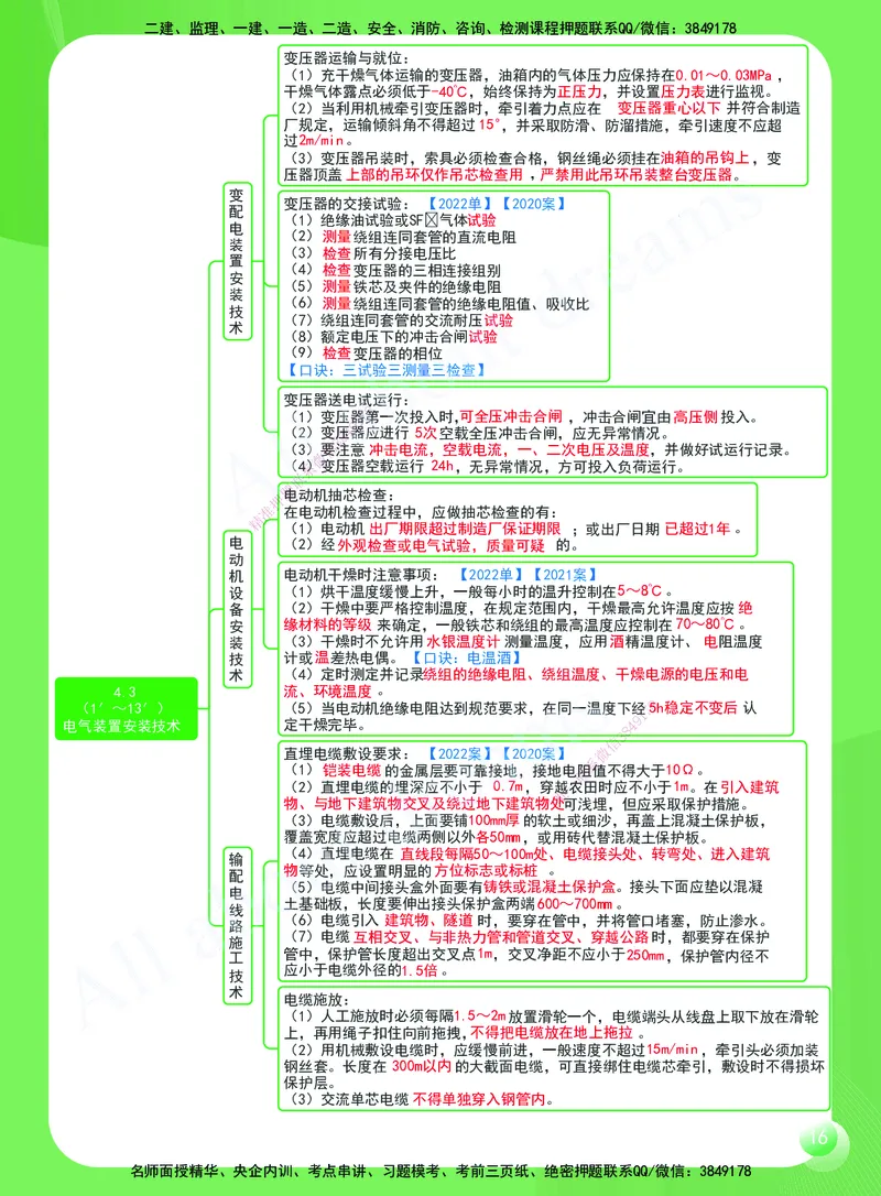 KL-机电-思维导图2_2026年一级建造师_2026年一建机电_2025年一建机电SVIP_01-精华文档✿电子教材✿历年真题_56-机电《思维导图》KL