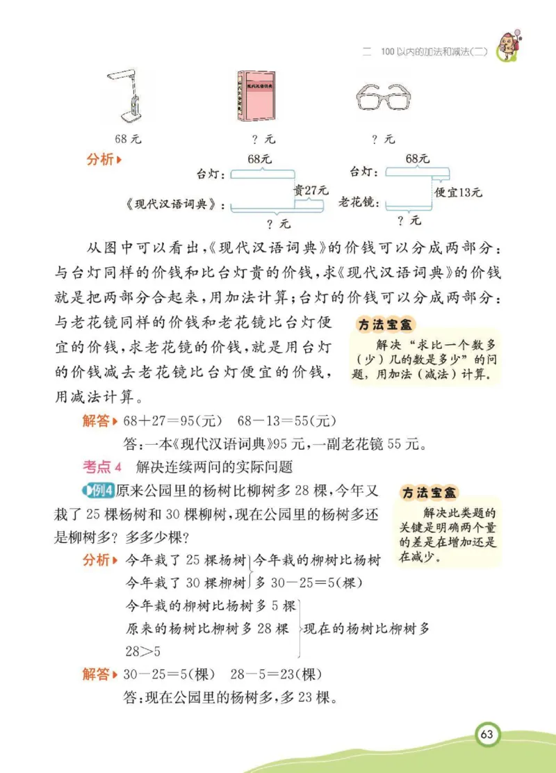 《七彩课堂》核心考点-数学2年级上册（RJ）_二年级上下册资料_小学二年级学习资料-25年更新版_2-03、小学二年级数学上册_2-3-2、练习题、作业、试题、试卷_人教版_电子册类