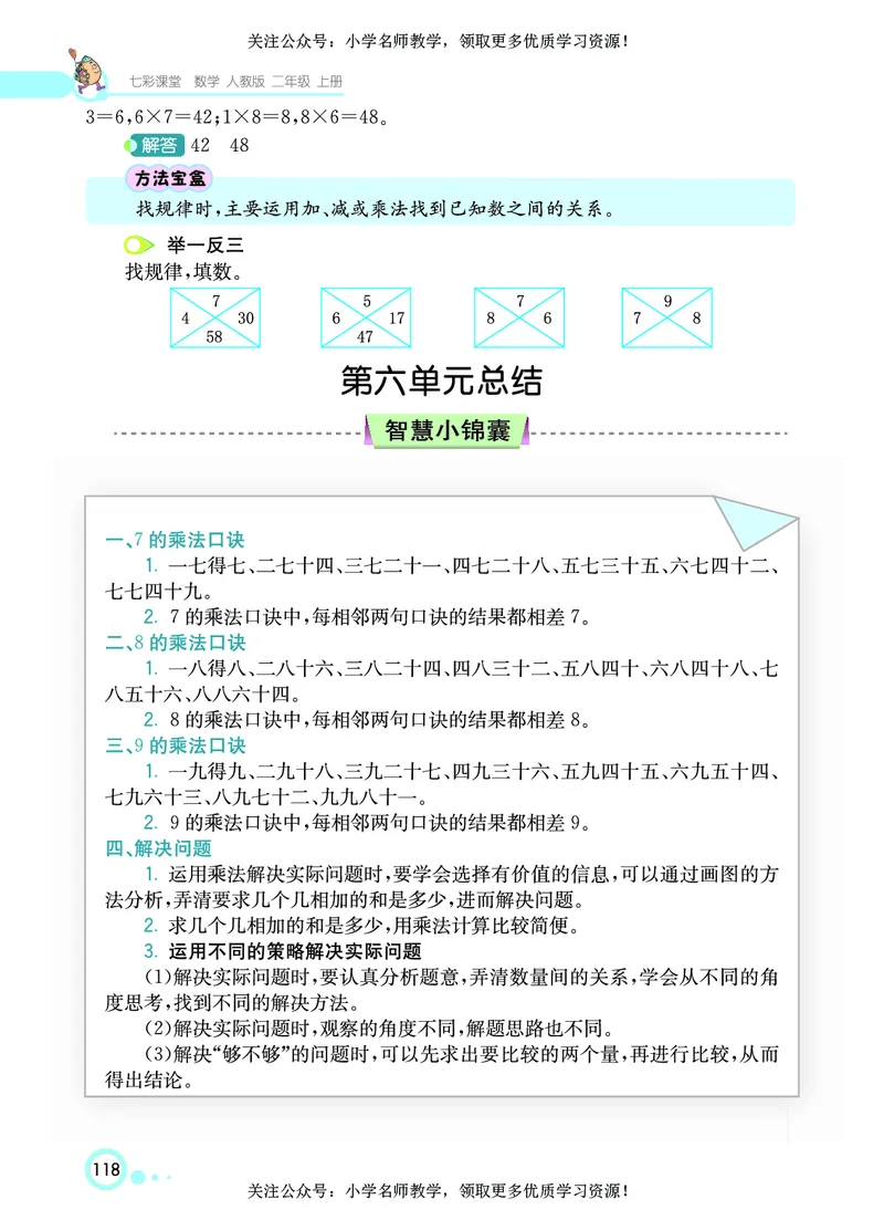 《七彩课堂》数学2年级上册（RJ）_二年级上下册资料_小学二年级学习资料-25年更新版_2-03、小学二年级数学上册_2-3-2、练习题、作业、试题、试卷_人教版_电子册类