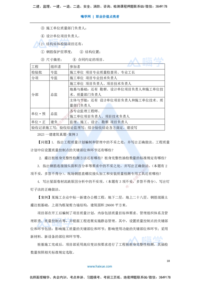 03.2025臧雪志-五年真题解析-2023年真题_2026年一级建造师_2026年一建建筑_2025年一建建筑SVIP_03-习题精析✿实战特训✿模考通关_03-建筑《五年真题解析》臧雪志HX_讲义