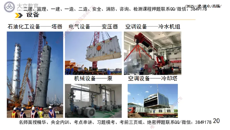 W2025一建机电-高扬-技术板块1-设备_2026年一级建造师_2026年一建机电_2025年一建机电SVIP_01-精华文档✿电子教材✿历年真题_81-机电《板块刷题资料+总结图表》DL