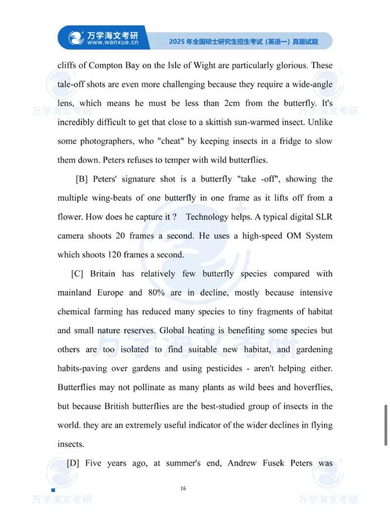 2025考研英语一真题及答案海文版_考研英语真题_考研英语（一）历年真题_2025考研英语一真题及答案