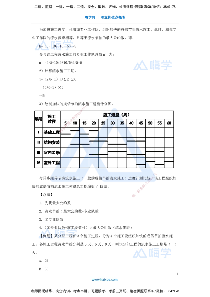 第三章（25）4.2.3流水施工基本方式_2026年一级建造师_2026年一建管理_2025年一建管理SVIP_02-基础精讲✿高端面授✿深度强化_26-管理《名师精讲通关》宿吉南HX_讲义