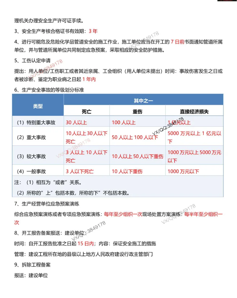 Removed_一建法规-时间_数字考点汇总（62个）_2026年一建法规_2025年一建法规SVIP_05-考前密训✿央企特训✿机构普押_12-法规《时间、数字总结汇总》SMR推荐