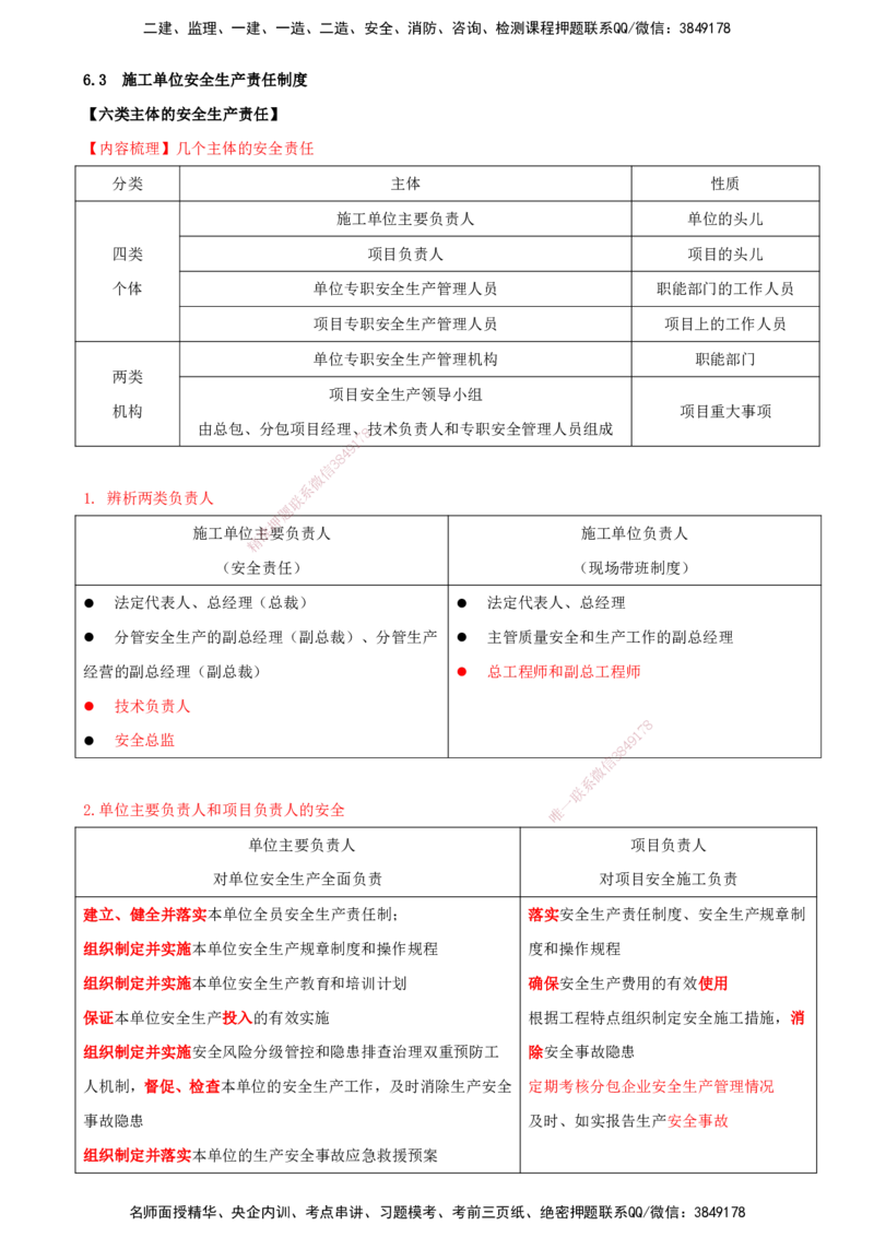 打印版（7月27日）-王竹梅-一建法规-考前密训（集训班）_2026年一建法规_2025年一建法规SVIP_04-冲刺串讲✿考点强化✿小灶集训_19-法规《考前集训班》王竹梅CSW_讲义