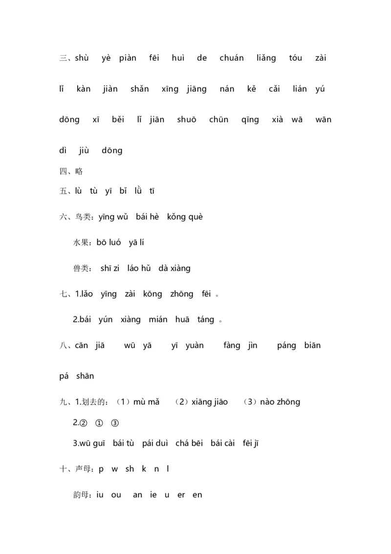 专题01字音辨析（专项训练）-（统编版&middot;2024秋）_一年级语文上册（统编版）_期末总复习