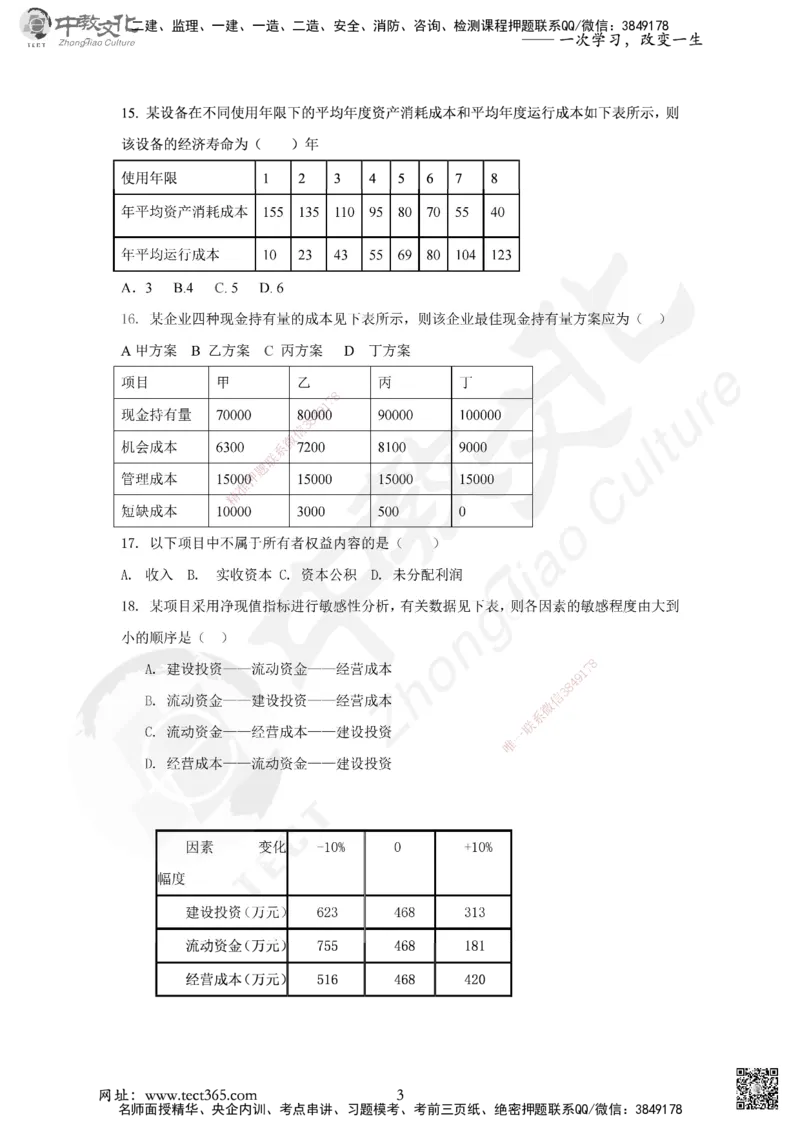 03.2025年一建《经济》集训实战B卷_2026年一级建造师_2026年一建经济_2025年一建经济SVIP_04-冲刺串讲✿考点强化✿小灶集训_48-经济《名师集训班》唐教授ZJ_课程讲义