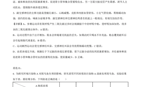 2023年高考生物试卷（湖北）（解析卷）_生物历年高考真题_新&middot;PDF版2008-2025&middot;高考生物真题_生物（按试卷类型分类）2008-2025_自主命题卷&middot;生物（2008-2025）_湖北自主命题&middot;生物（2021-2025）