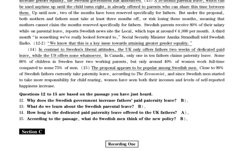六级通关模拟卷第三套&mdash;答案详解_大学英语四级+六级_六级真题_六级密押试卷_※3.六级预测模拟题_六级通关模拟卷（3）