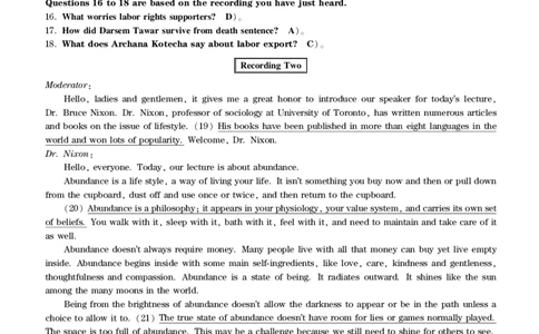 六级通关模拟卷第三套&mdash;答案详解_大学英语四级+六级_六级真题_六级密押试卷_※3.六级预测模拟题_六级通关模拟卷（3）