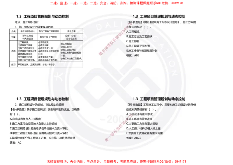 Removed_2025年一建项目管理冲刺（黑白打印）_2026年一级建造师_2026年一建管理_2025年一建管理SVIP_04-冲刺串讲✿考点强化✿小灶集训_31-管理《冲刺面授班》周军DL