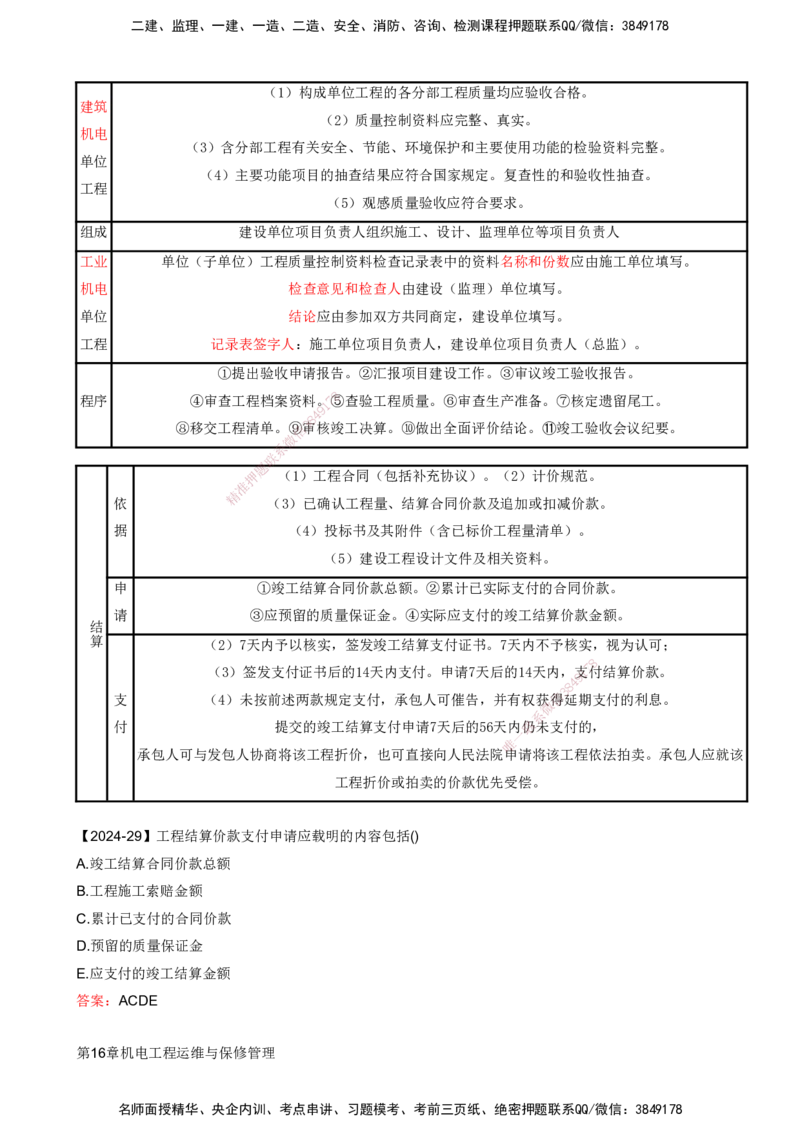 打印版（8.23、8.24直播）达为-一级建造师-机电-考前密训（集训班）_2026年一级建造师_2026年一建机电_2025年一建机电SVIP_04-冲刺串讲✿考点强化✿小灶集训_讲义