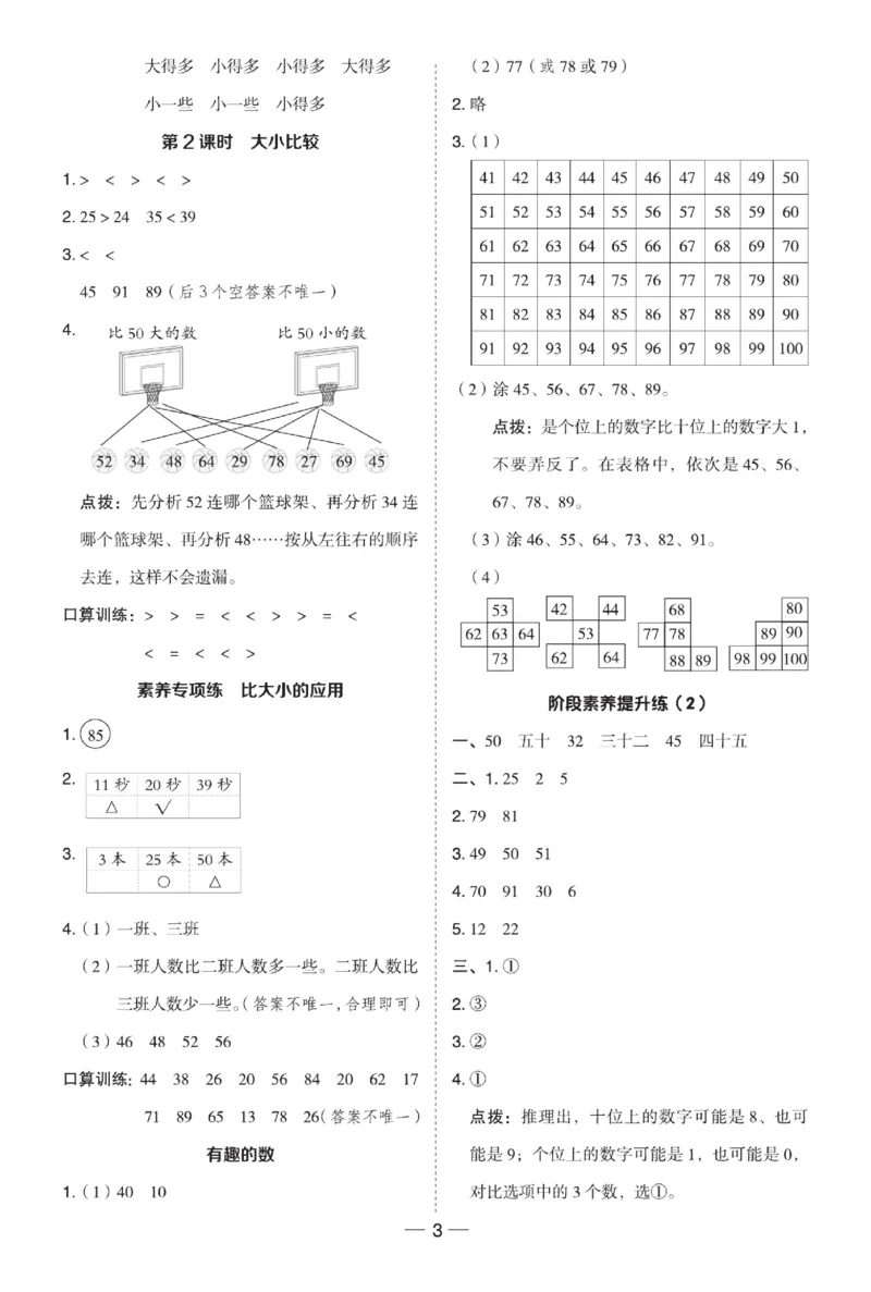 《典中点》数学1年级下册（XS）_一年级上下册资料_小学一年级学习资料-25年更新版_1-04、小学一年级数学下册_1-4-2、练习题、作业、试题、试卷_西师版_电子册