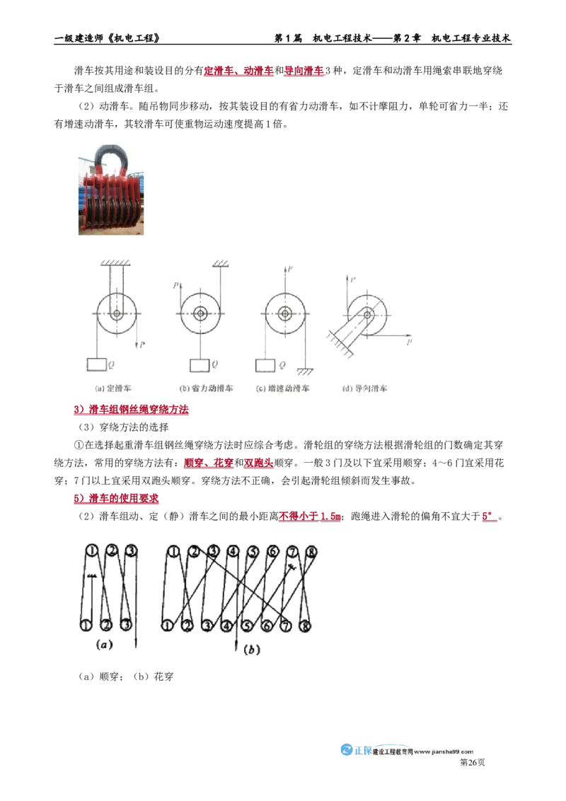 第2章　机电工程专业技术_2026年一级建造师_2026年一建机电_2025年一建机电SVIP_02-基础精讲✿高端面授✿深度强化_04-机电《基础精讲班》康仁杰JG_讲义