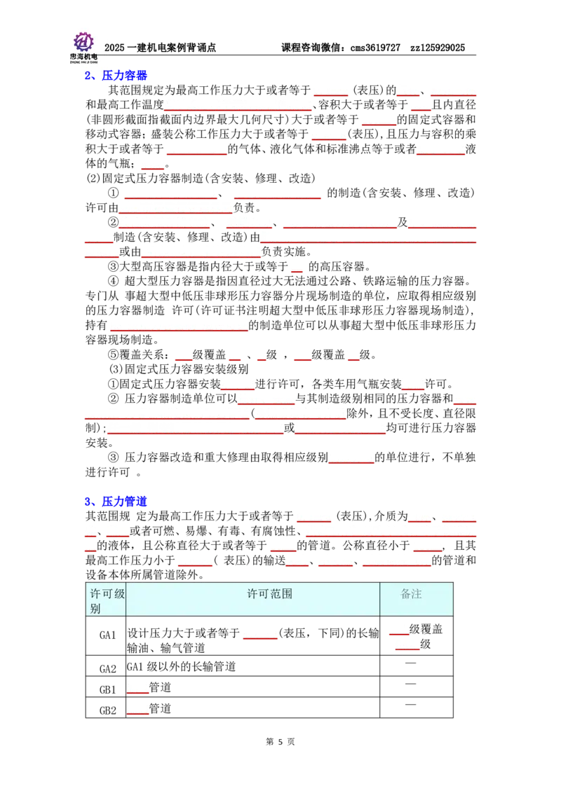 管理部分背诵点（默写本）第5至16章_2026年一级建造师_2026年一建机电_2025年一建机电SVIP_04-冲刺串讲✿考点强化✿小灶集训_32-机电《冲刺串讲班》刘忠海SMR