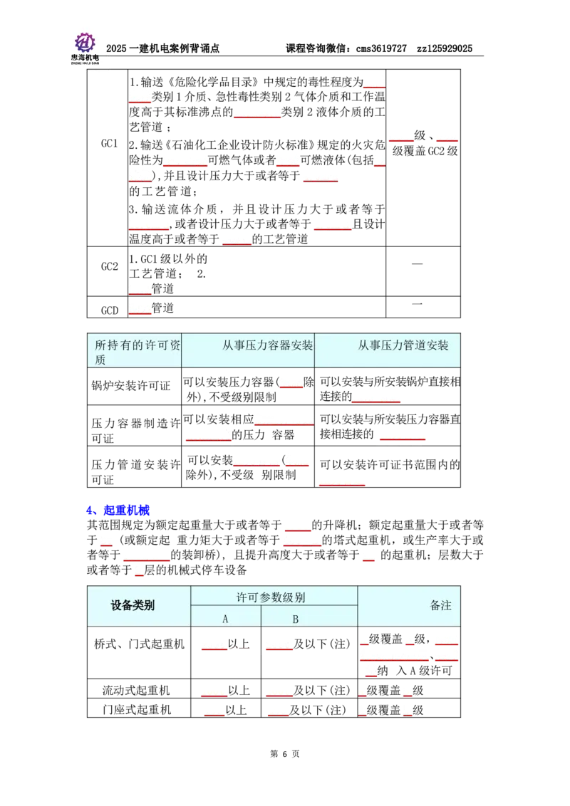 管理部分背诵点（默写本）第5至16章_2026年一级建造师_2026年一建机电_2025年一建机电SVIP_04-冲刺串讲✿考点强化✿小灶集训_32-机电《冲刺串讲班》刘忠海SMR