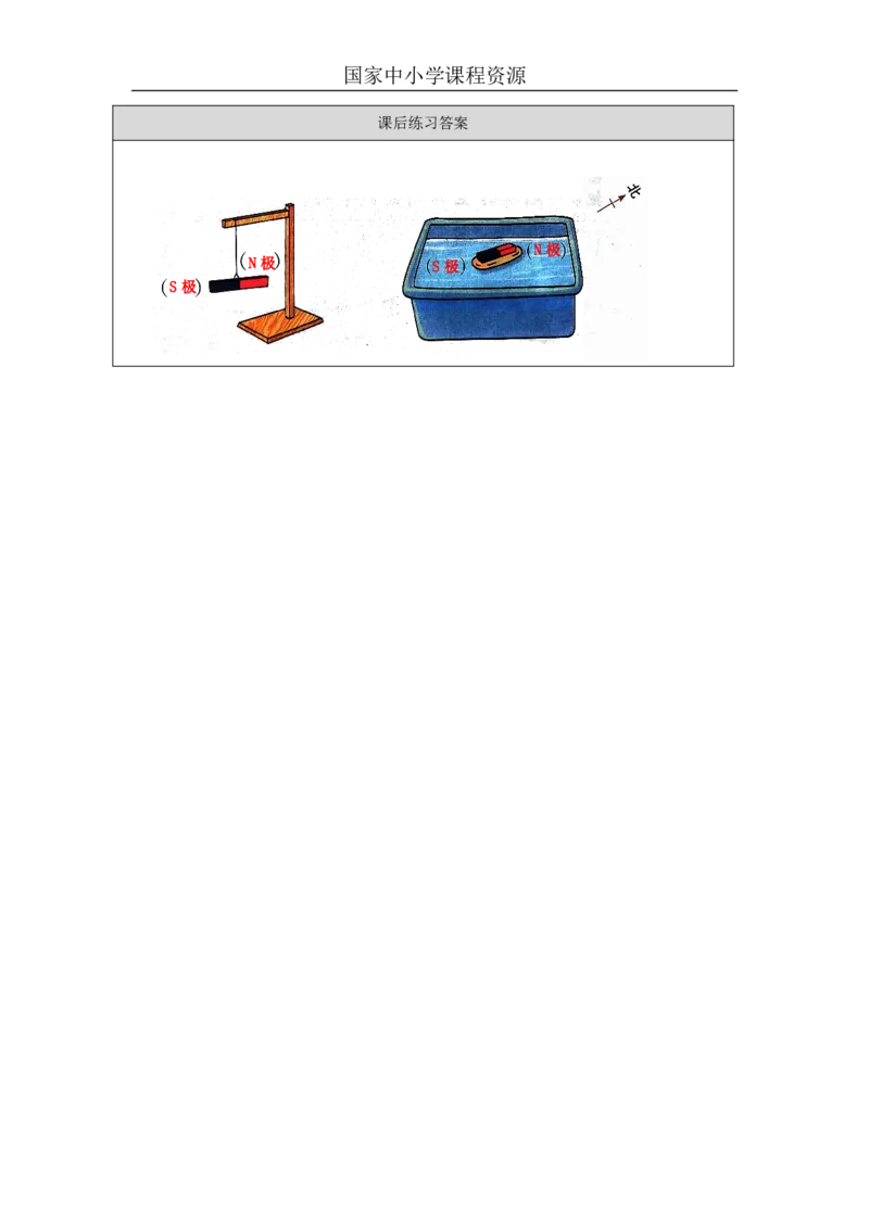911磁极_国家课_练习题_6_二年级上下册资料_小学二年级学习资料-25年更新版_2-09、小学二年级科学上册_冀人版