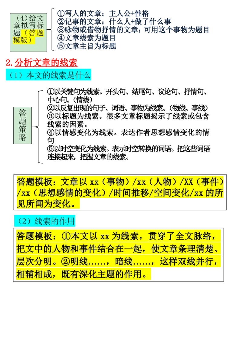 阅读理解满分公式记叙文和说明文(1)_小学全网线上同款资料_41号文件夹4-6年级