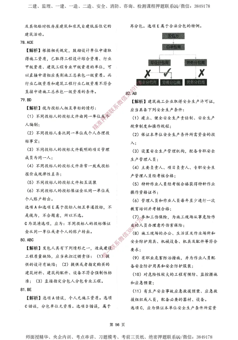 一建通过圈题AB卷建设工程法规及相关知识_2026年一建法规_2025年一建法规SVIP_05-考前密训✿央企特训✿机构普押_18-法规《考点大爆料+圈题AB卷》SMR