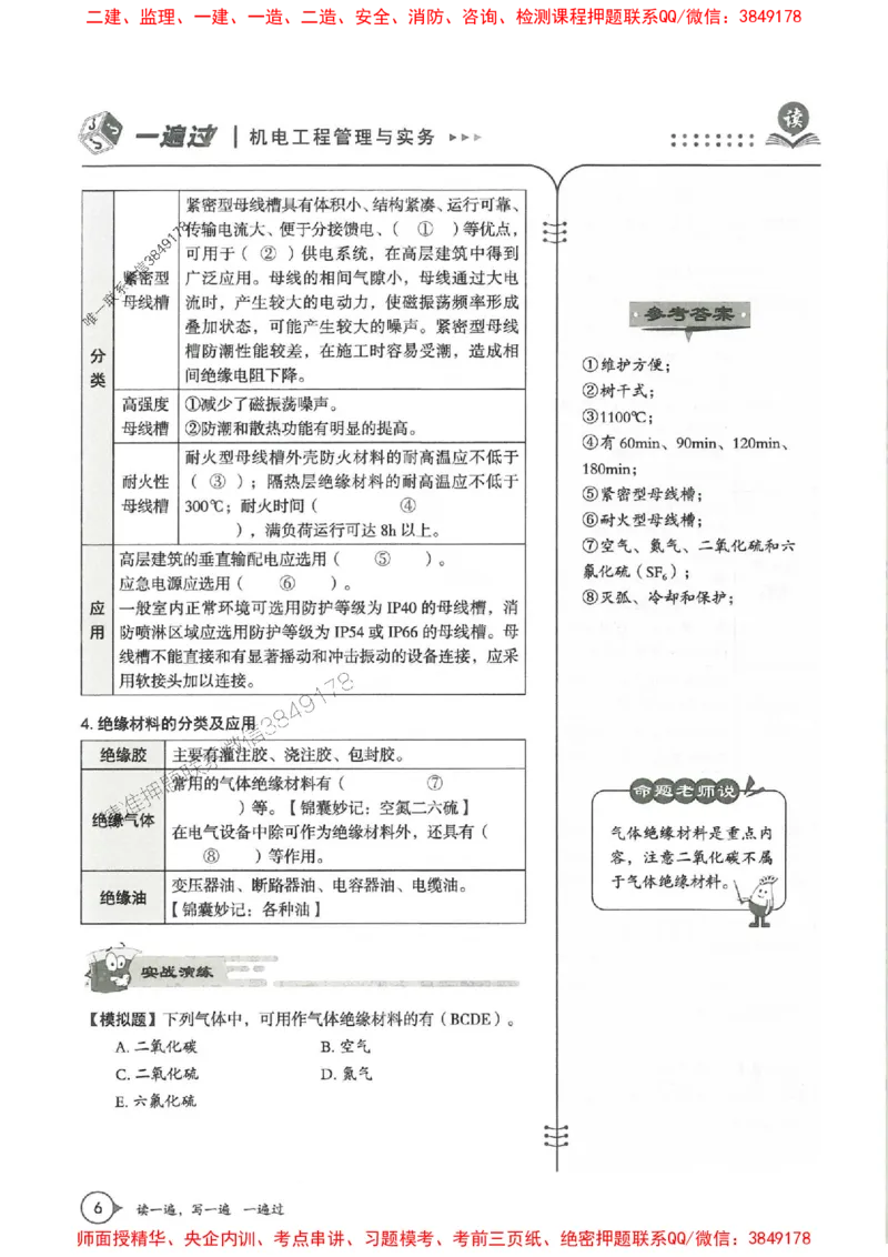 一建机电-一建一遍过-高频考点默写本（25年新版）_2026年一级建造师_2026年一建机电_2025年一建机电SVIP_01-精华文档✿电子教材✿历年真题