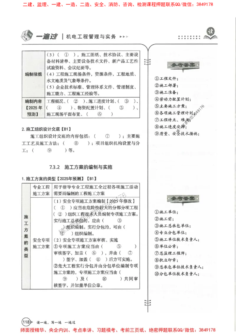 一建机电-一建一遍过-高频考点默写本（25年新版）_2026年一级建造师_2026年一建机电_2025年一建机电SVIP_01-精华文档✿电子教材✿历年真题