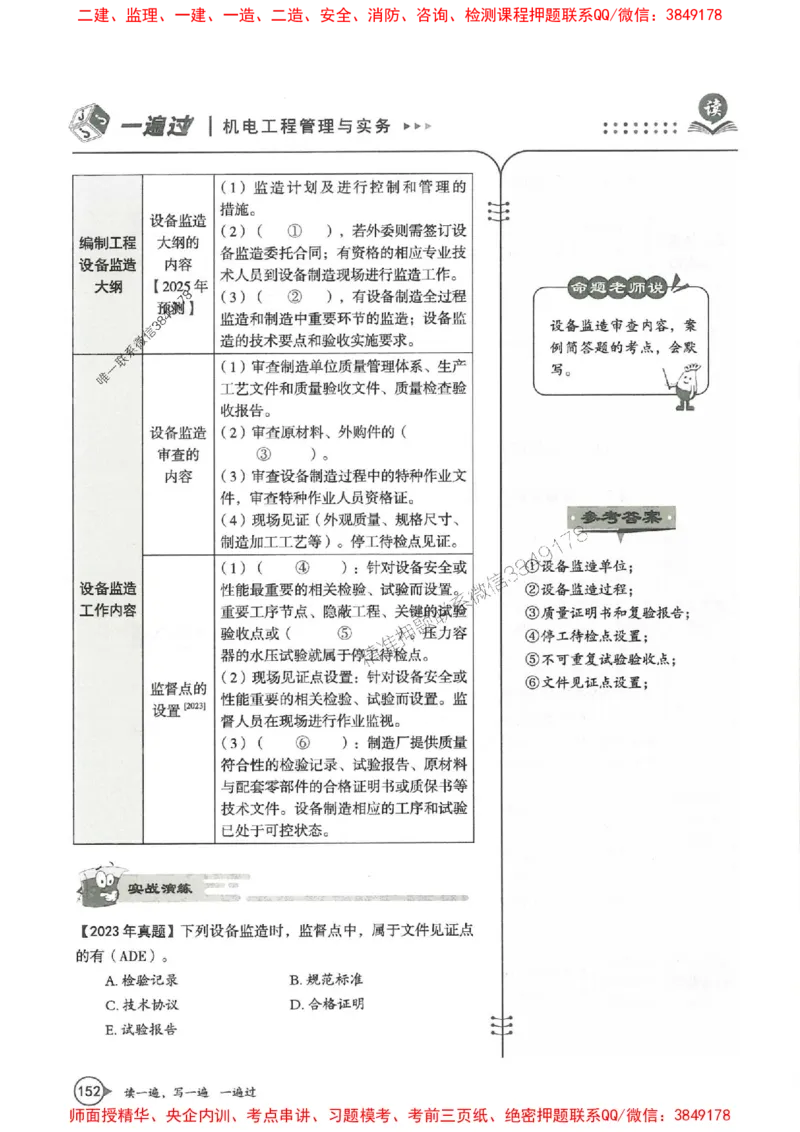 一建机电-一建一遍过-高频考点默写本（25年新版）_2026年一级建造师_2026年一建机电_2025年一建机电SVIP_01-精华文档✿电子教材✿历年真题