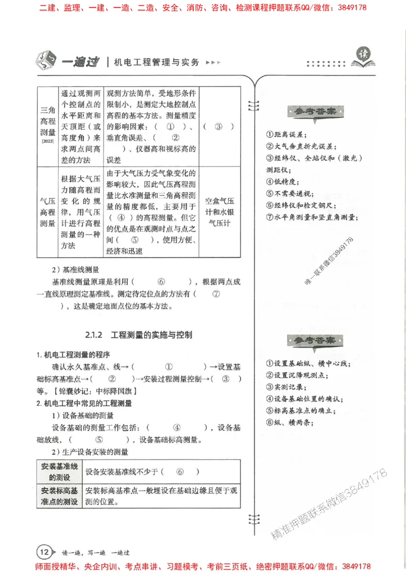 一建机电-一建一遍过-高频考点默写本（25年新版）_2026年一级建造师_2026年一建机电_2025年一建机电SVIP_01-精华文档✿电子教材✿历年真题
