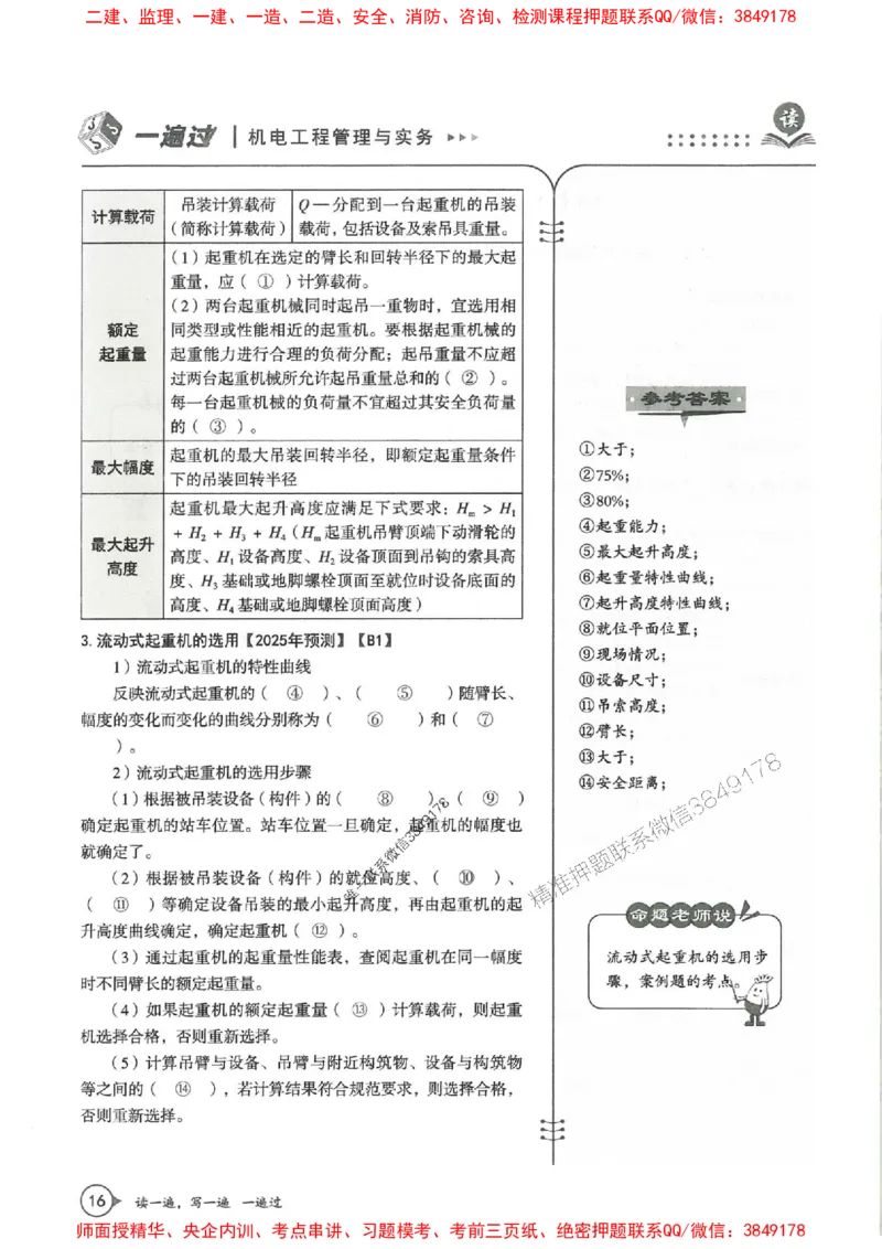 一建机电-一建一遍过-高频考点默写本（25年新版）_2026年一级建造师_2026年一建机电_2025年一建机电SVIP_01-精华文档✿电子教材✿历年真题