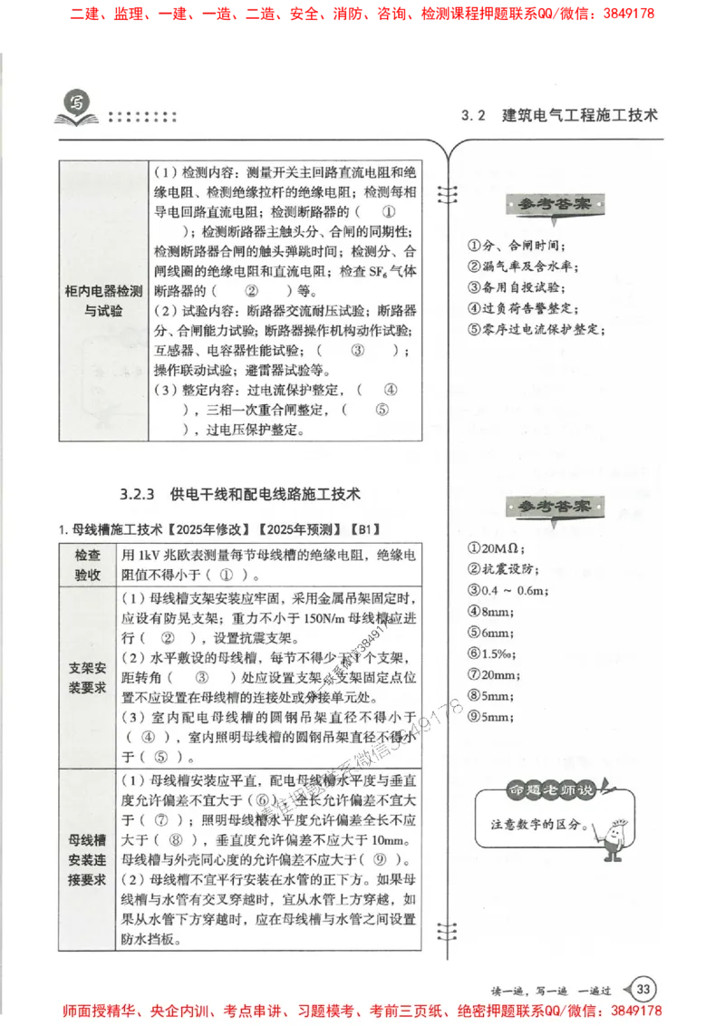 一建机电-一建一遍过-高频考点默写本（25年新版）_2026年一级建造师_2026年一建机电_2025年一建机电SVIP_01-精华文档✿电子教材✿历年真题