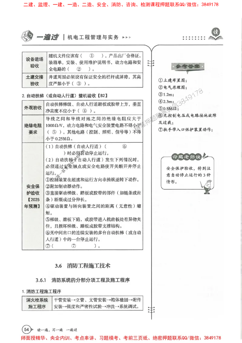 一建机电-一建一遍过-高频考点默写本（25年新版）_2026年一级建造师_2026年一建机电_2025年一建机电SVIP_01-精华文档✿电子教材✿历年真题