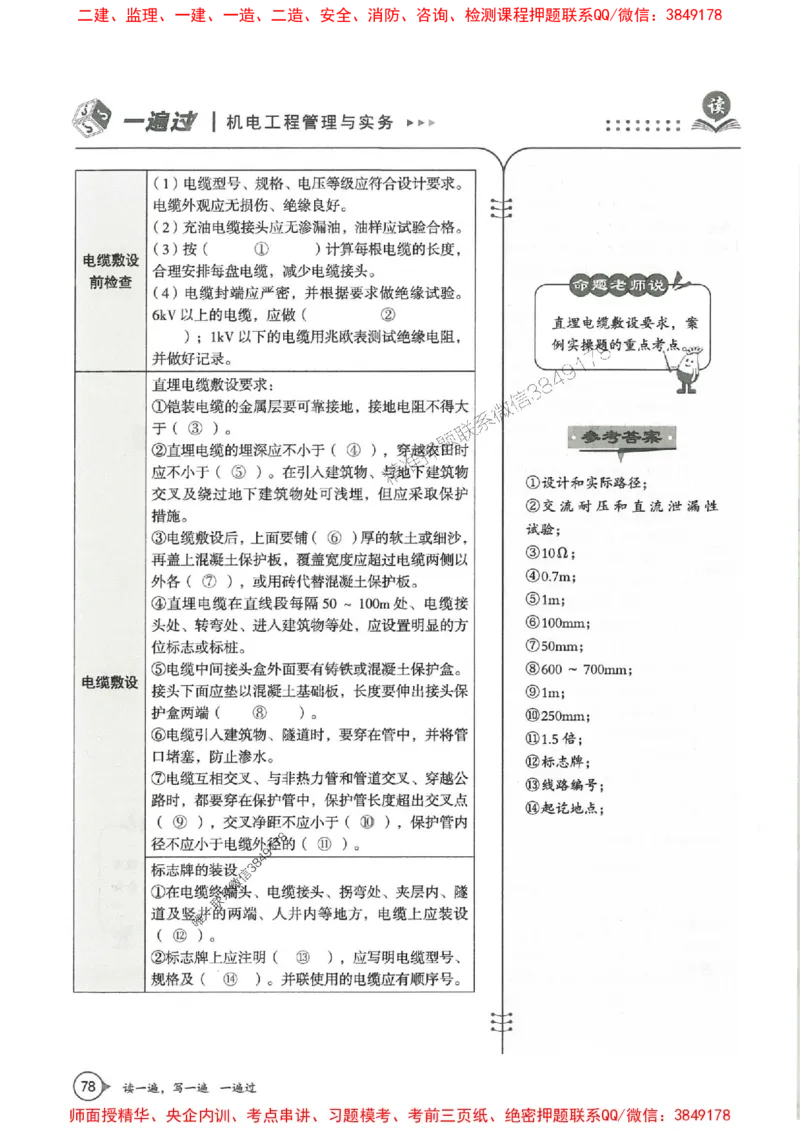 一建机电-一建一遍过-高频考点默写本（25年新版）_2026年一级建造师_2026年一建机电_2025年一建机电SVIP_01-精华文档✿电子教材✿历年真题
