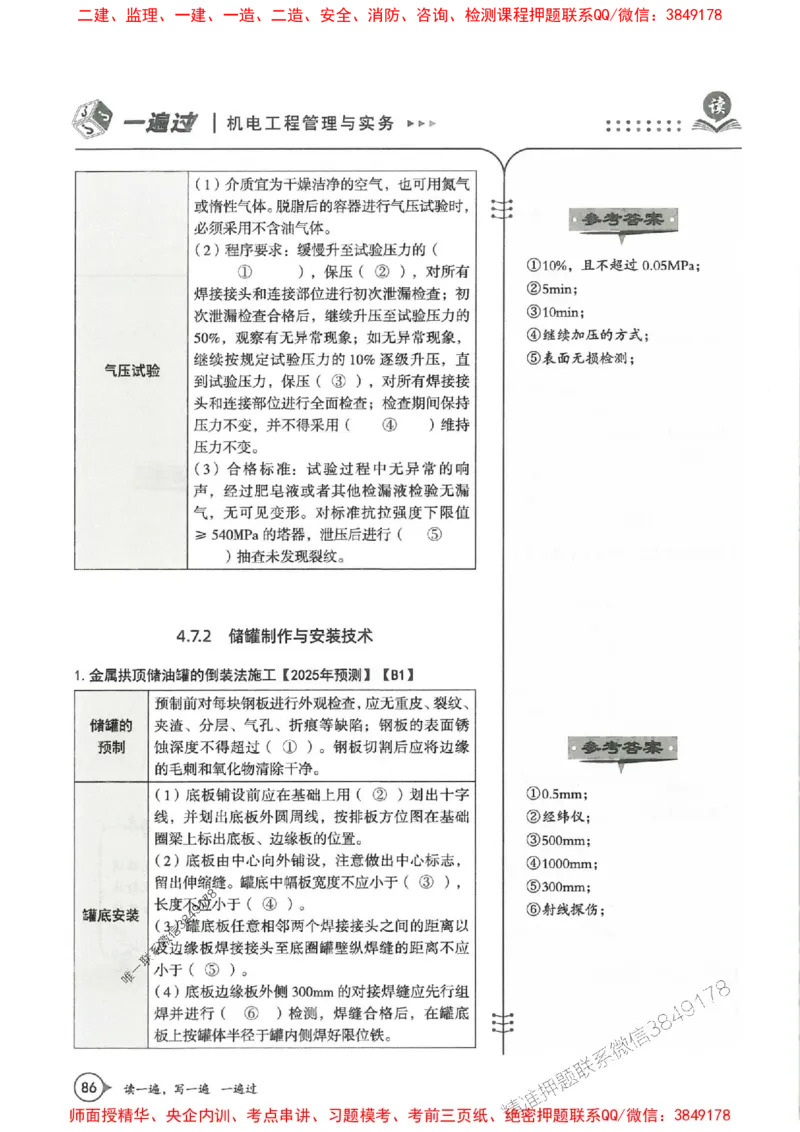 一建机电-一建一遍过-高频考点默写本（25年新版）_2026年一级建造师_2026年一建机电_2025年一建机电SVIP_01-精华文档✿电子教材✿历年真题